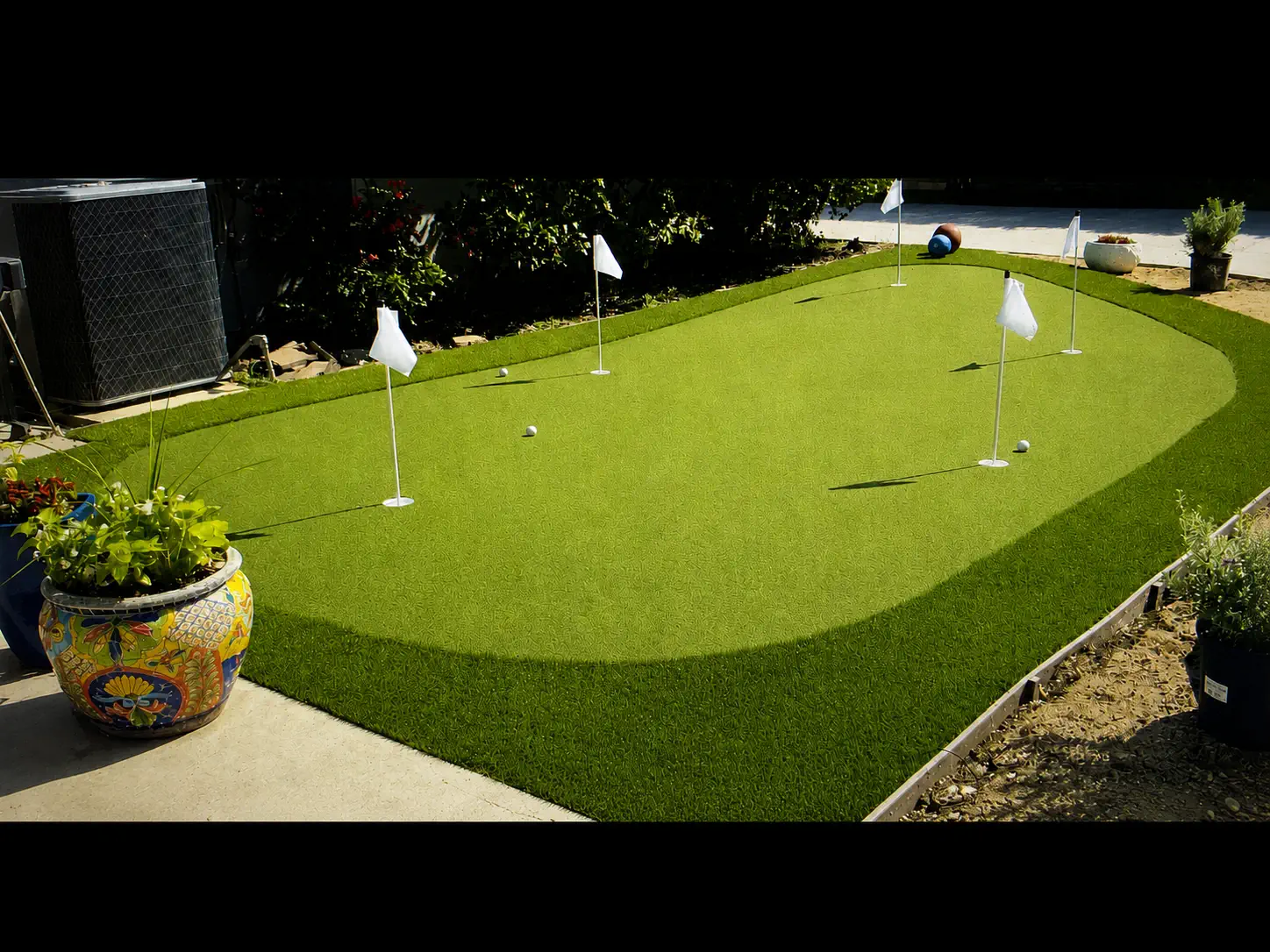 Artificial turf installation